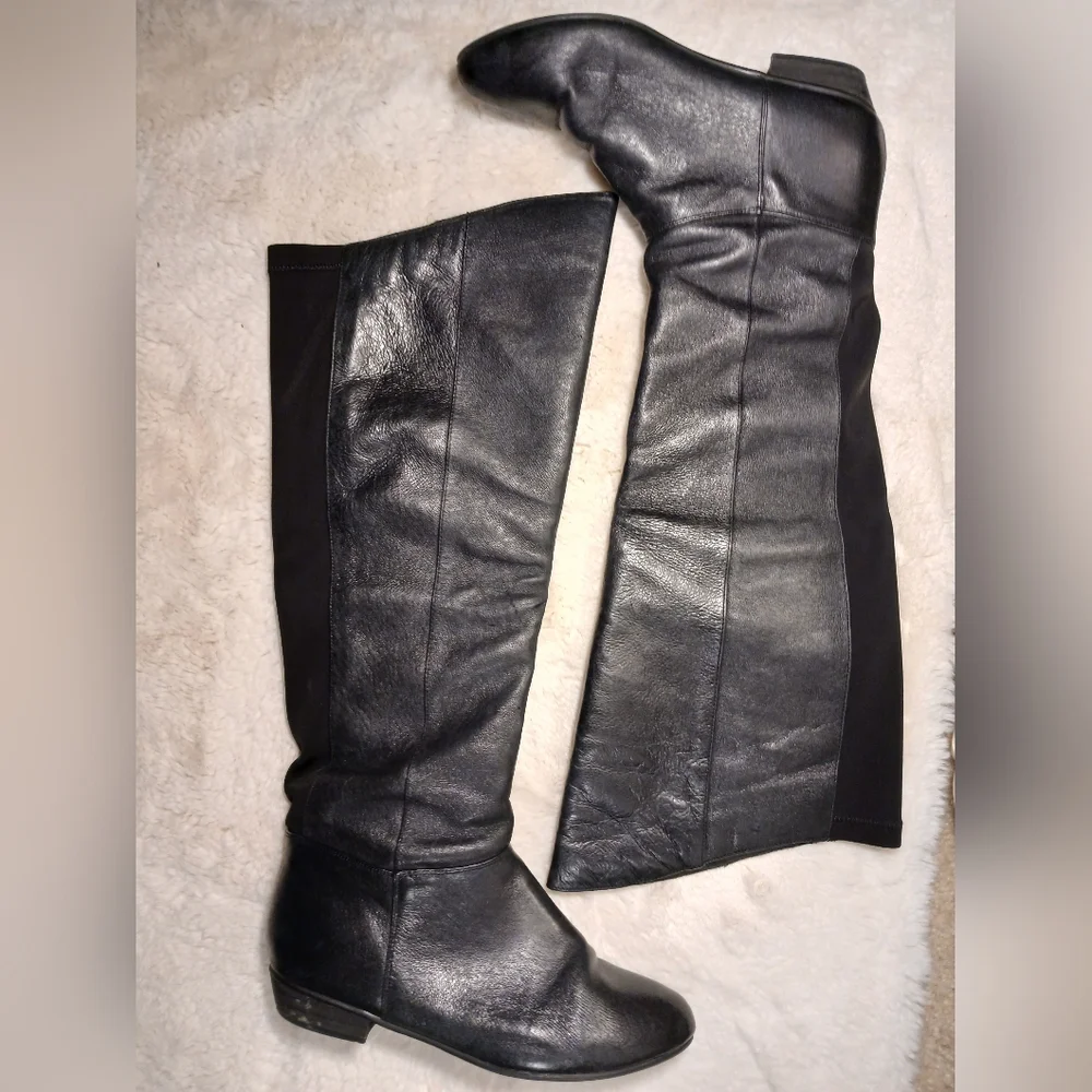 Sleek Black Over the Knee Boots